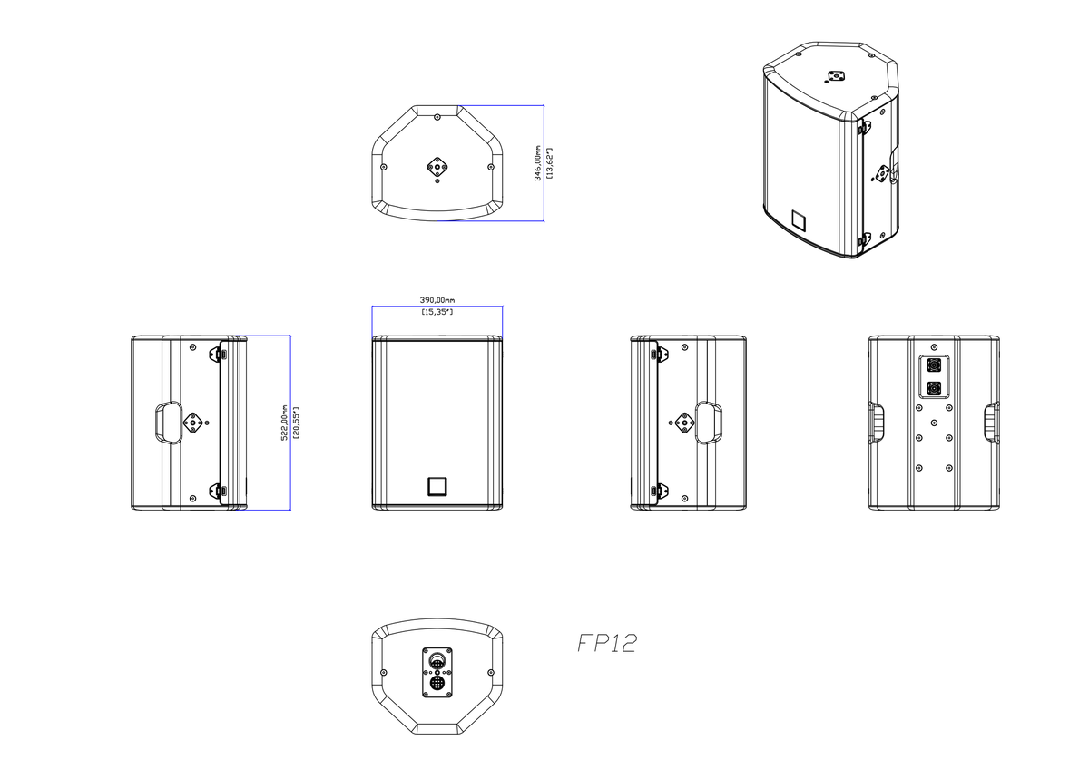Technical drawing for FP12