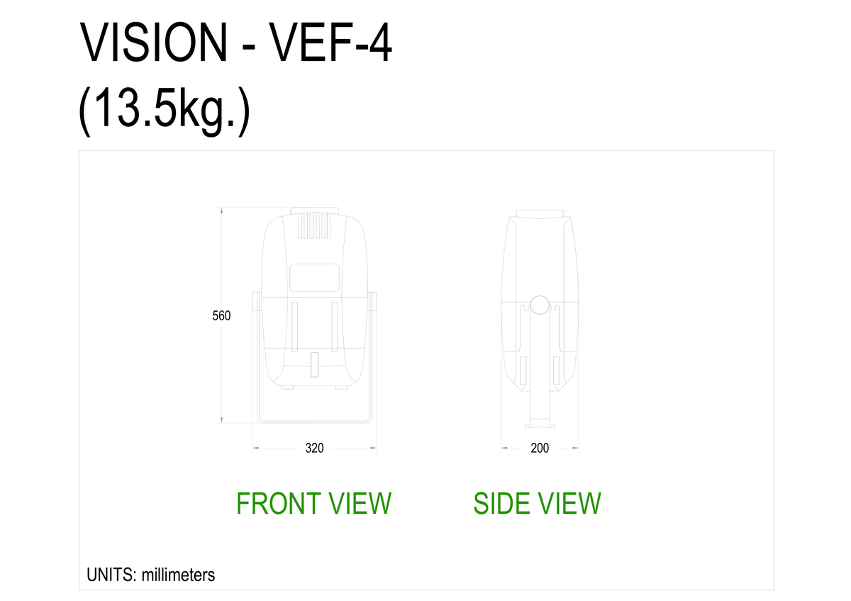 Technical drawing for VEF 4.00