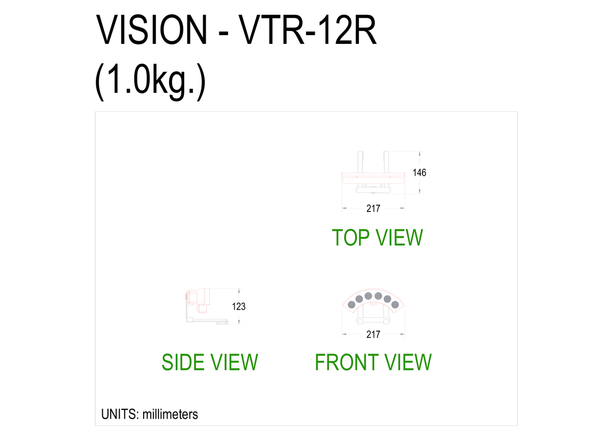 Technical drawing for VTR-12R IP