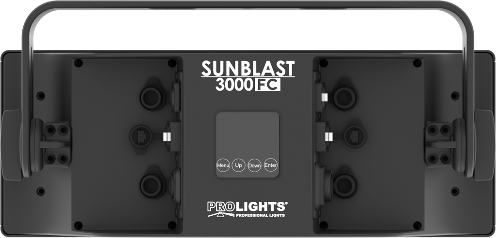 SunBlast 3000FC IP65 RGBW graphic LED strobe and blinder