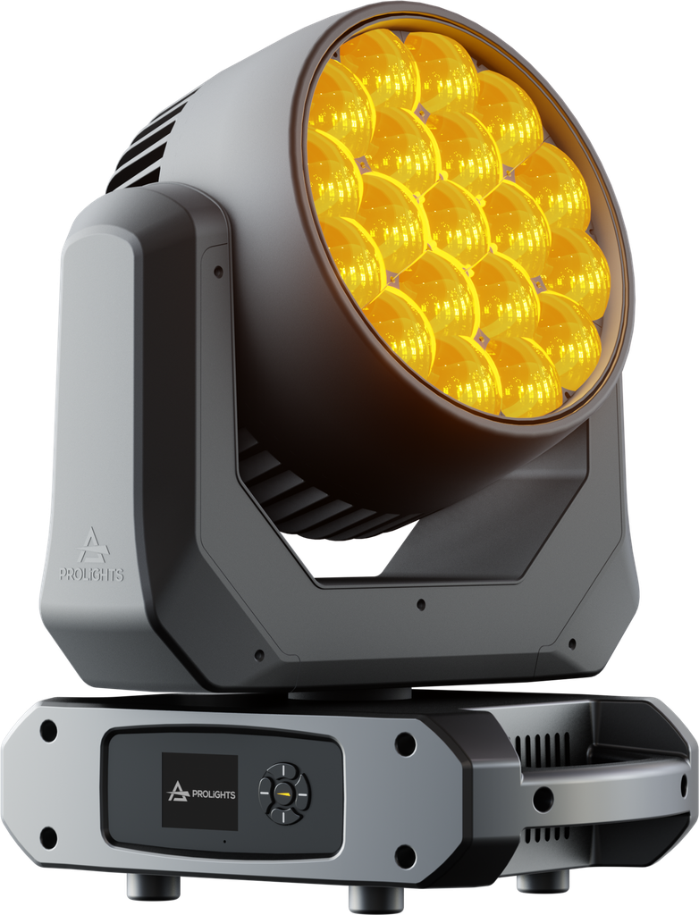 Jet Wash19 19x20W RGBW moving wash light with 4°- 52° zoom