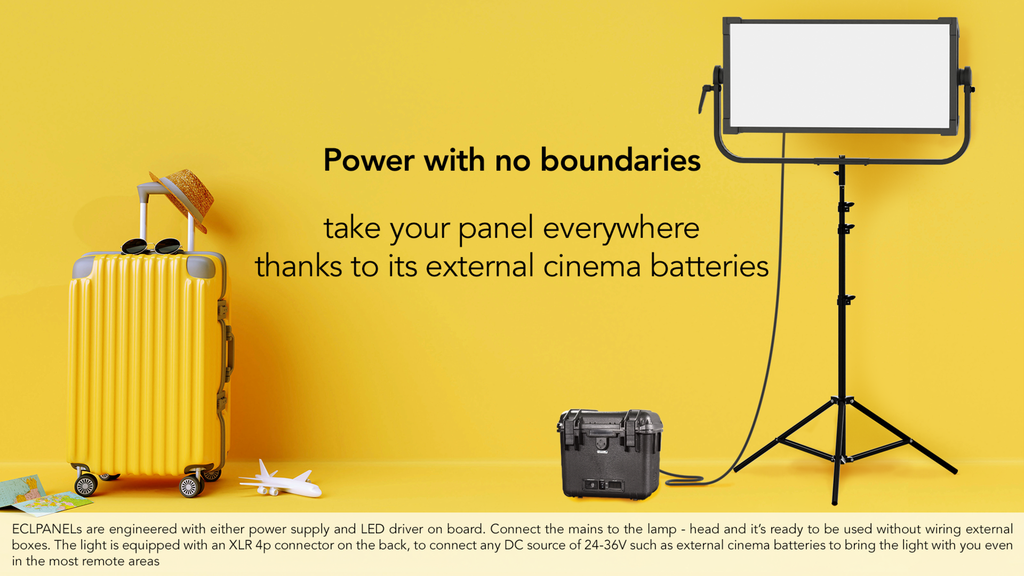 EclPanel TWC 740W Tunable White and colourful LED soft light with pixels and lighting effects (driven @ 430W)