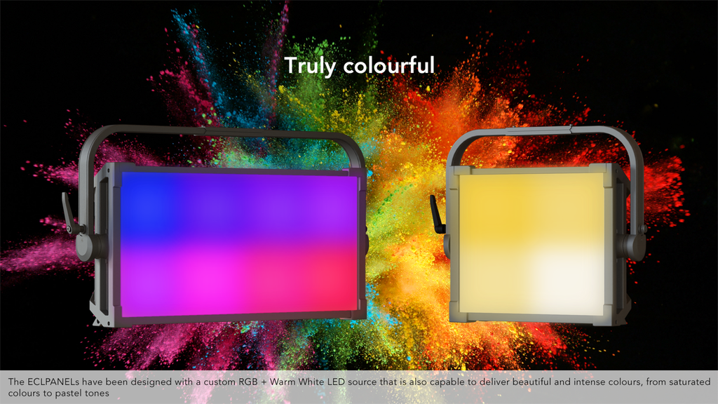 EclPanel TWCJr 370W Tunable White and colourful LED soft light with pixels and lighting effects (driven @ 220W)