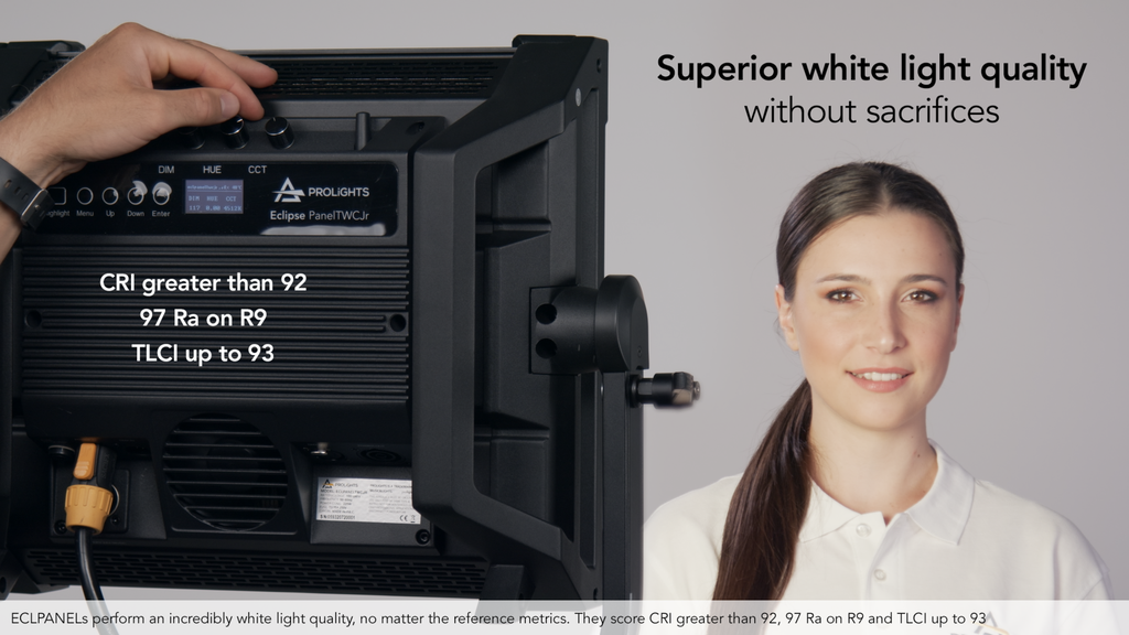 EclPanel TWCJr 370W Tunable White and colourful LED soft light with pixels and lighting effects (driven @ 220W)