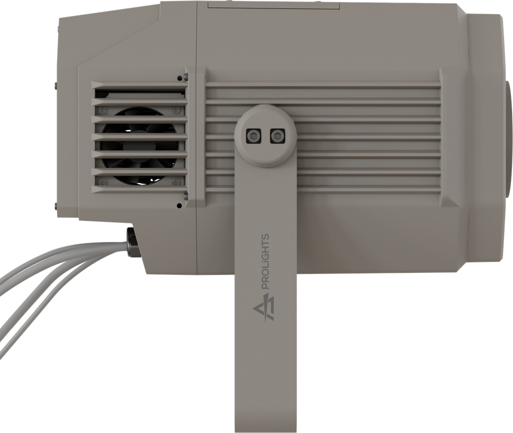 Mosaico 250W IP66 zoomable LED image projector with animation wheel