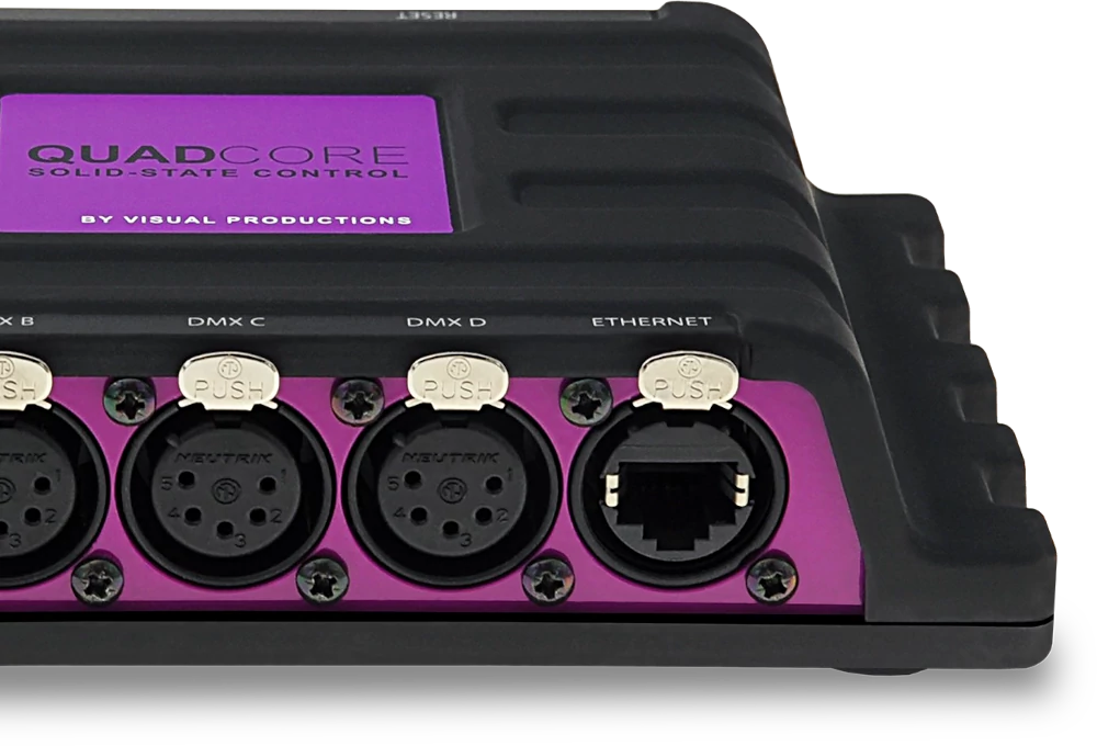 Main image of Visual Productions QuadCore - 4-universe solid-state architectural lighting controller