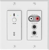 unD6IO-BT-C Dante Network Audio Wall Plate (RCA, 3.5mm Jack, Bluetooth)