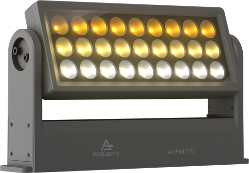 ArcPod 27Q - 27x10W RGBW/FC outdoor IP66 LED wash light for exterior installations