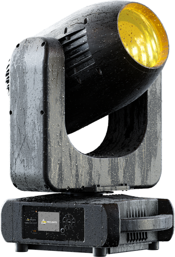 Astra Beam260IP - IP65 moving beam light with a 260W PRO long life lamp (6.000 hours)