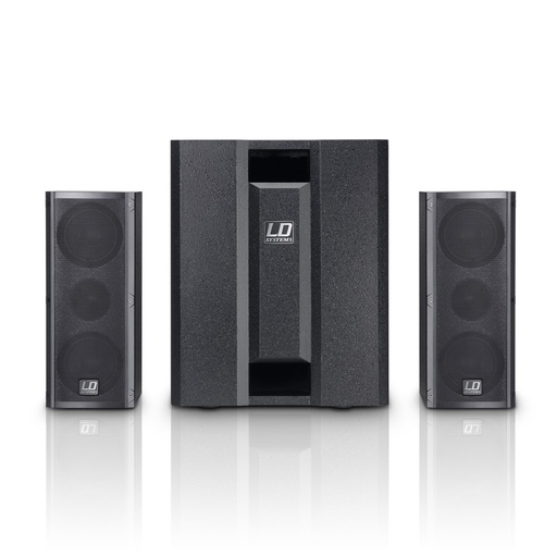 DAVE 8 ROADIE - Portable active PA system with 3-Channel mixer