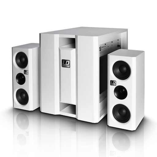 DAVE 8 XS W - Compact active PA system white