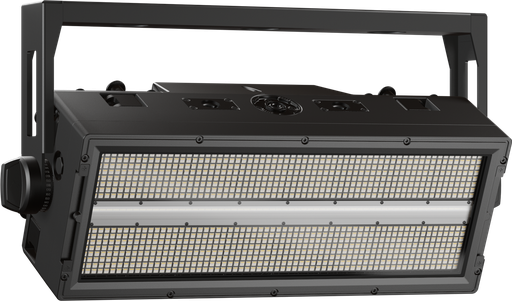 Sunblast FLX - IP65 modular and graphical LED Strobe with white beam + RGB+WW plate, 1200W peak power