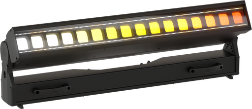 Astra Blade100IP - IP65 motorized linear batten with 16x40W RGB+WW LEDs with two variable white pixel linear LED strips on both sides and zoom 4°-40°