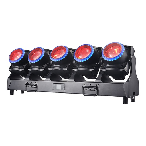 TORNADO - 5x120w RGBL LED 120*0.5w RGB LED Individual Pan/Tilt Movement 1m Bar