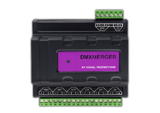 DmxMerger - DIN rail DMX Merger
